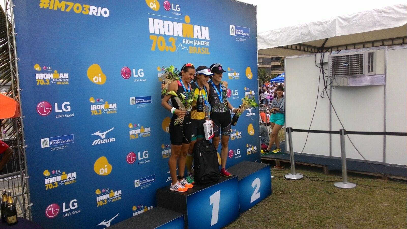 Catarinenses no pódium do 70.3 no Rio Janeiro