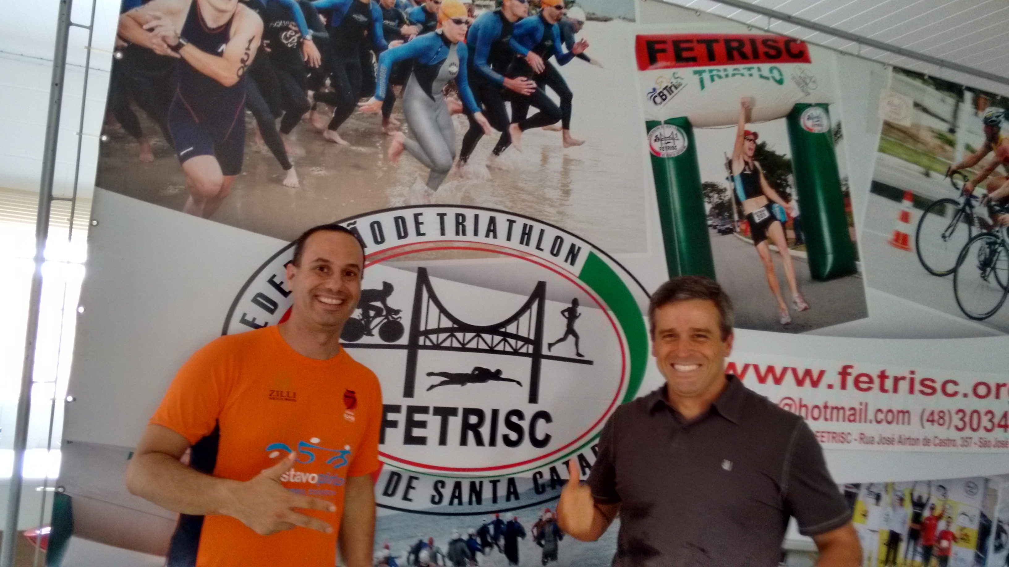 Equipe Ironman 2015 visita FETRISC