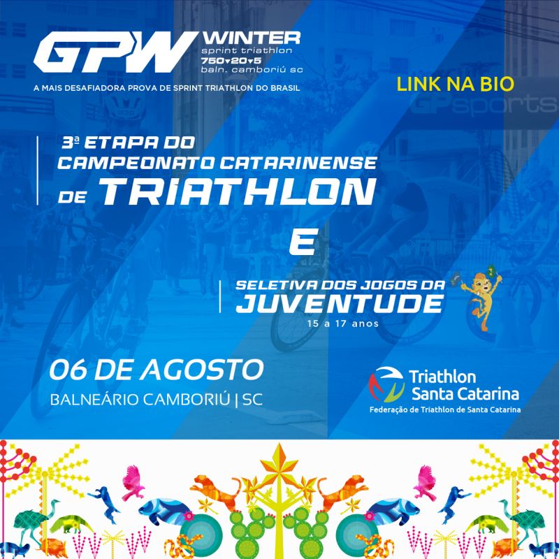 GP WINTER | 3ª  Etapa do Campeonato Catarinense de Triathlon | Seletiva para Jogos da Juventude