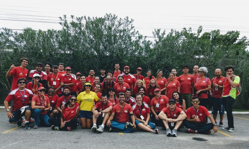 Valorosa equipe de arbitragem FETRISC atuante na Copa Brasil 2018