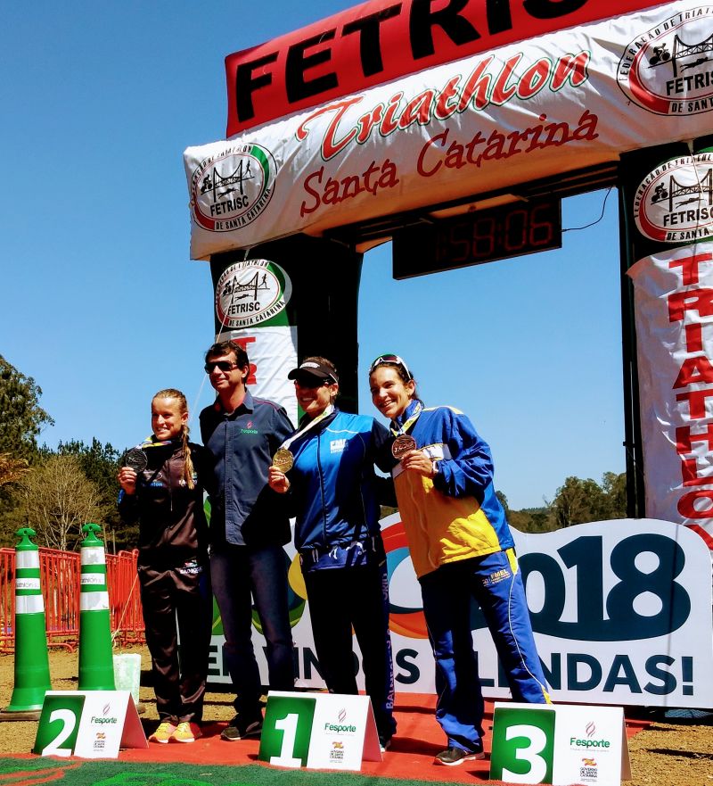 Triathlon primeira modalidade dos JASC 2018