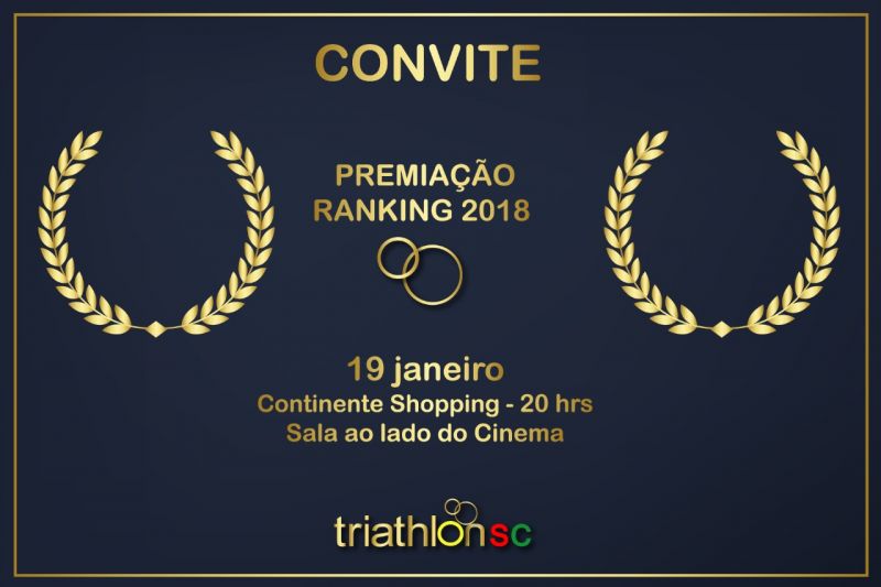 Cerimônia Premiação FETRISC confirmada no Shopping Continente