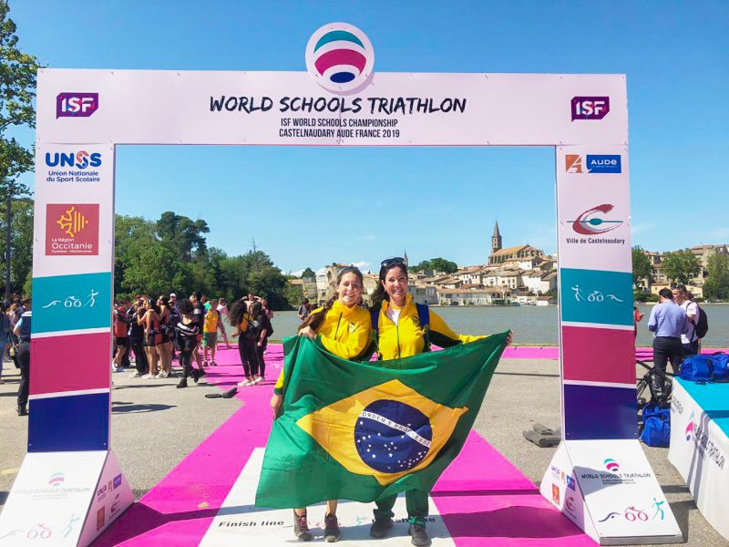 Brasileiros  conquistam  bronze  no World Schools Triathlon  na França