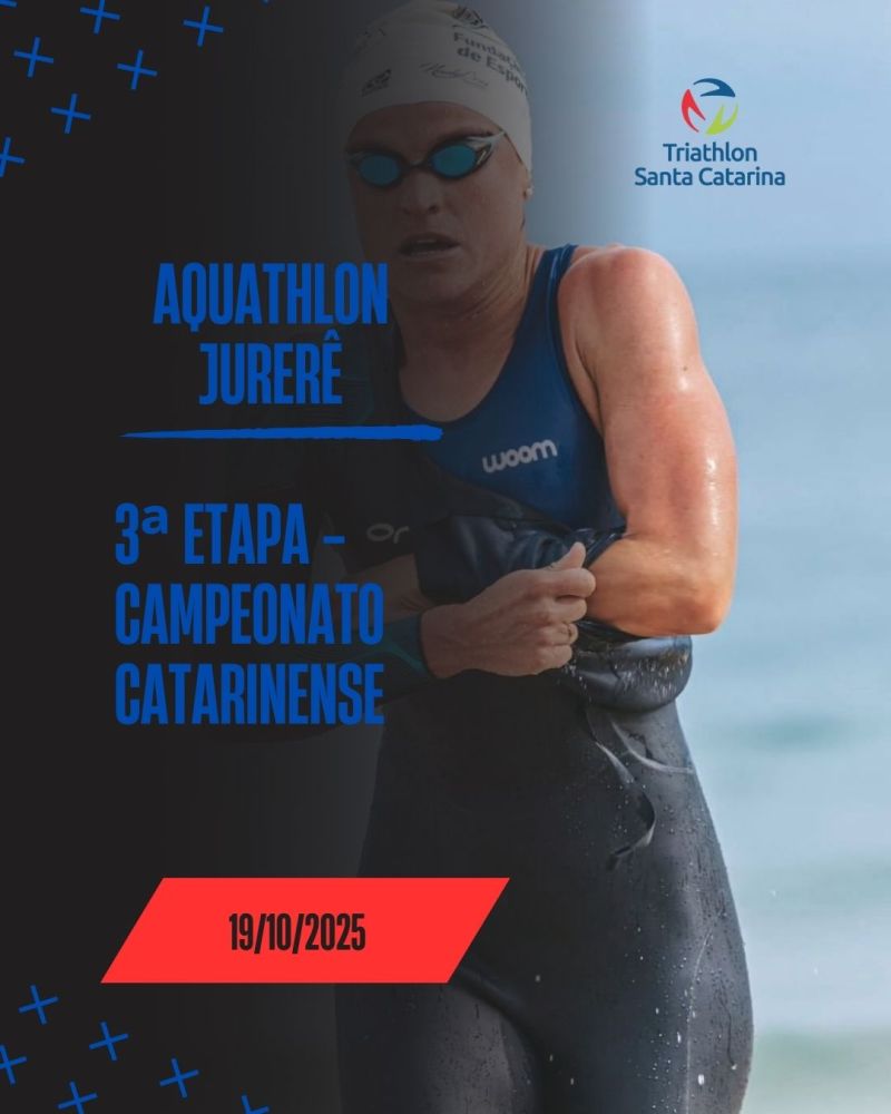 3ª Etapa Campeonato Catarinense de Aquathlon - 19 de outubro - Jurerê