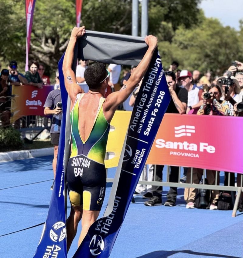 Catarinenses no evento teste Copa das Américas
