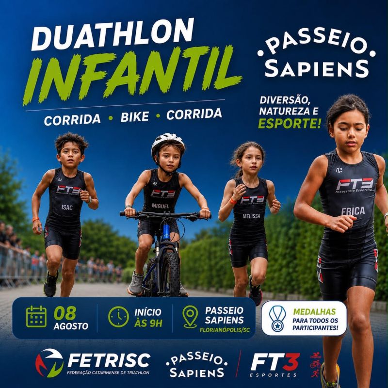 Duathlon Infantil Passeio Sapiens