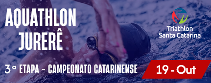 Aquathlon Jurerê - 19 de Outubro - 3ª etapa Campeonato Catarinense - Triathlon de Santa Catarina